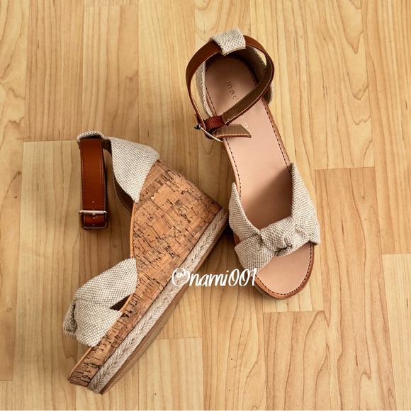 Madden Girl Cork Wedges Open Toe Sandal - Picture 6 of 11